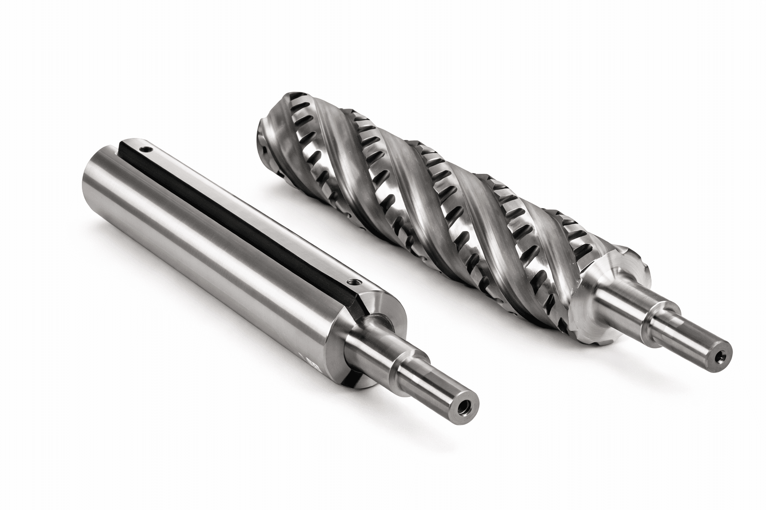 Axul elicoidal cu 3 spire de 630 mm este un element de tăiere utilizat la mașini de rindeluit sau degroșat pentru prelucrarea lemnului.