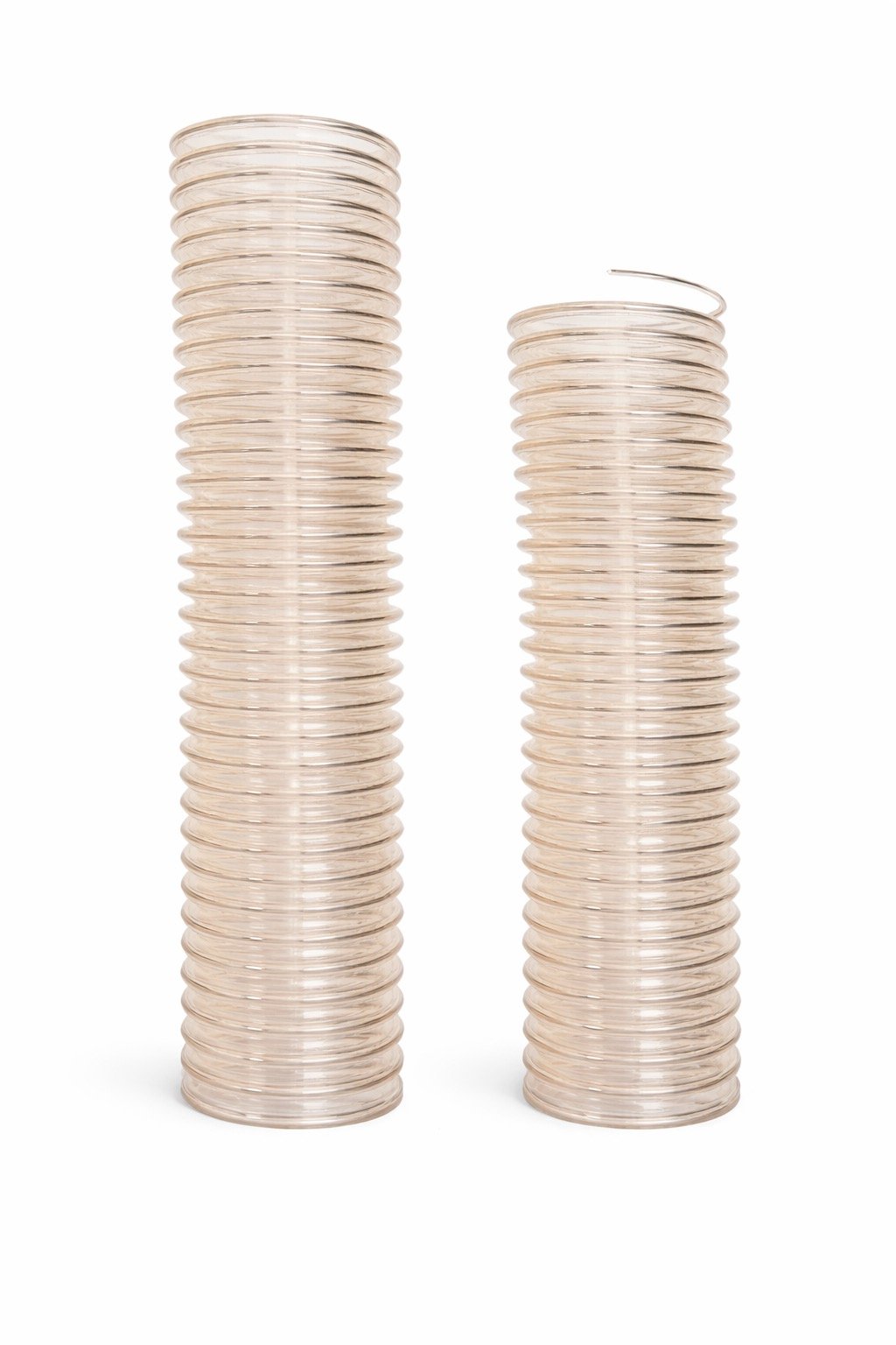 Furtunul de exhaustare Ø80 mm este destinat sistemelor de aspirație și evacuare a prafului, rumegușului și așchiilor rezultate în procesele de prelucrare a lemnului.